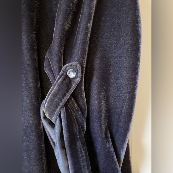 Velvet open front cardigan - Picture 3 of 8